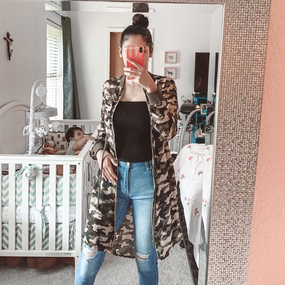 Honeybum Jackets & Blazers - Honeybum Camo Anorak Jacket